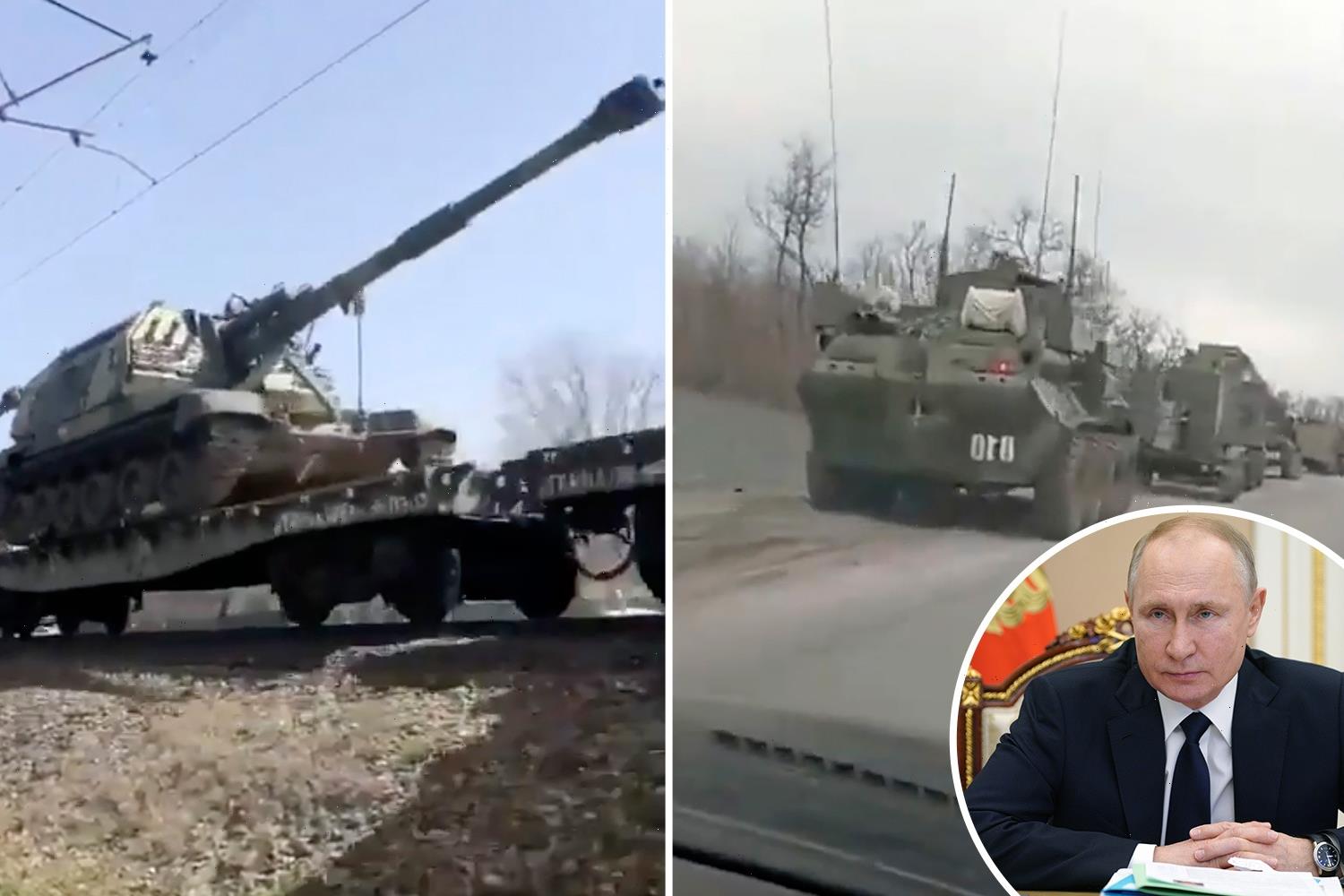 Ukraine Crisis one Step Away From War As Putin Masses More Troops On Border And US Warships 